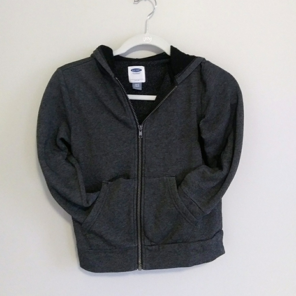 Old Navy Gray Hoodie for Boys - Small